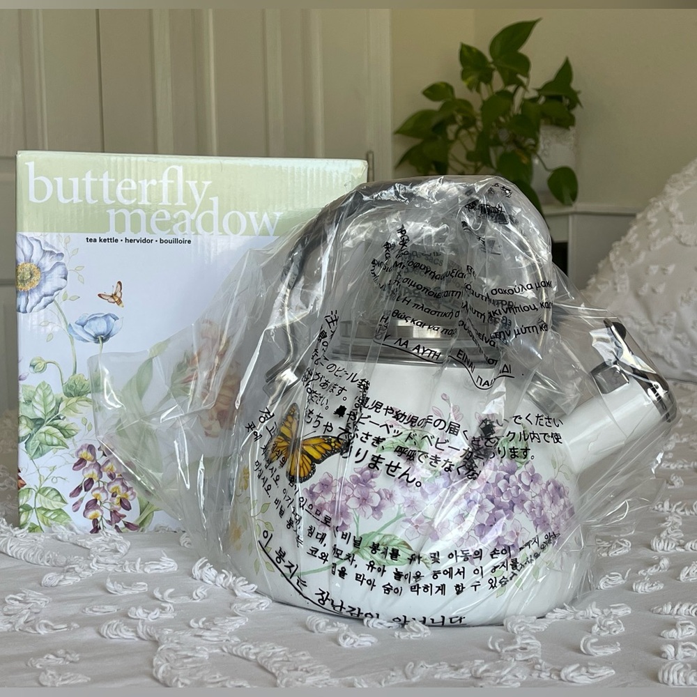 Lenox Butterfly Meadow Tea Kettle